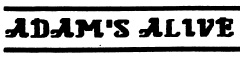 ADAM's Alive Logo